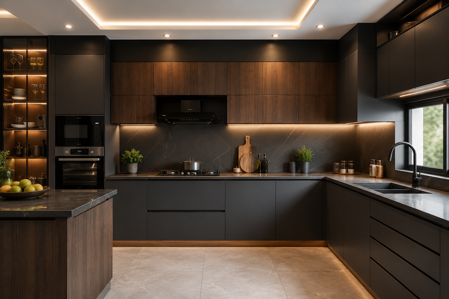 Modern Modular Kitchen Design in Noida